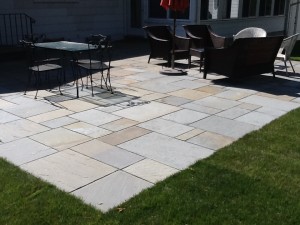 Extended existing patio in Easton